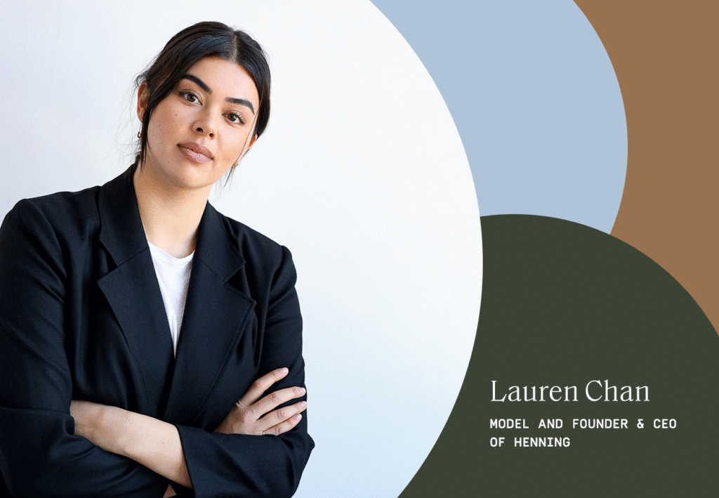 henning founder lauren chan poses