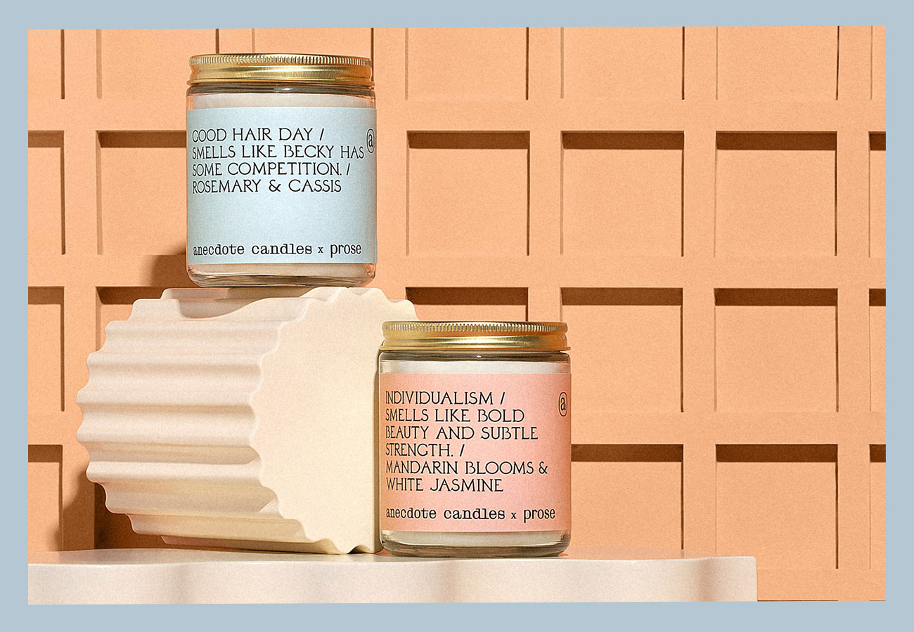 prose x anecdote candle collaboration