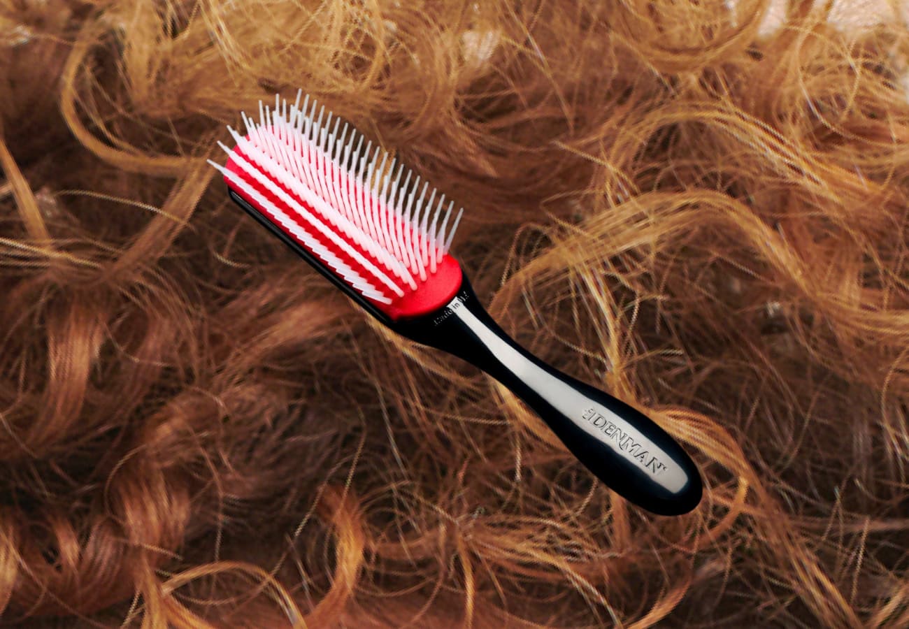 denman brush for curly hair