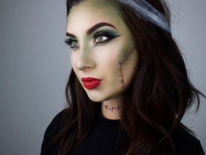 Bride of Frankenstein makeup and hair