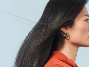 woman with long, straight, black hair