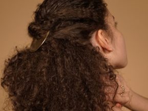 dry style curly hair curl cream
