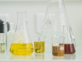 Prose lab featuring beakers