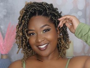 woman with protective style in her hair